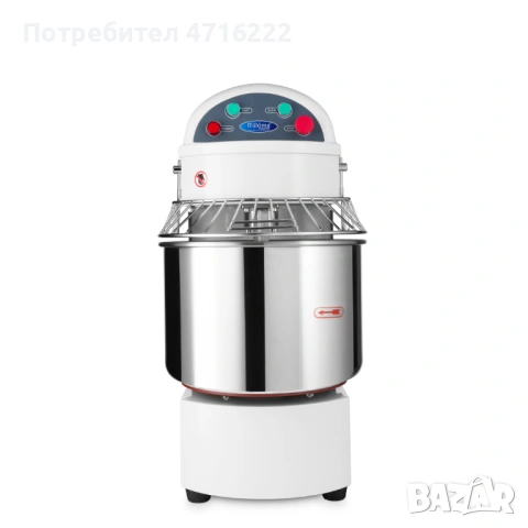 Професионална тестомесачка – 30 литра, 1,5 kW, с две скорости и капацитет до 18 кг тесто, снимка 6 - Обзавеждане на кухня - 54119933