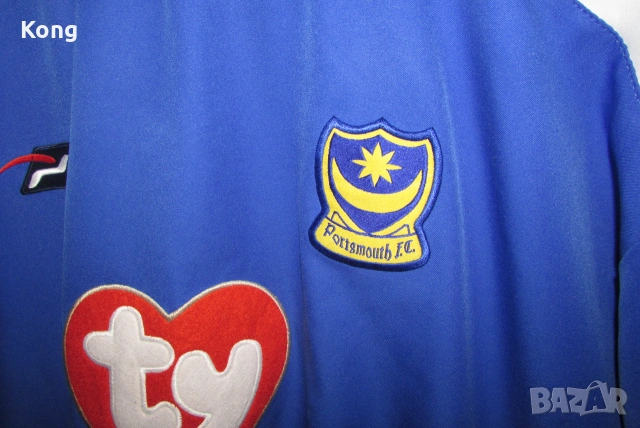 винтидж фланелка Пол Гаскойн Англия футболна тениска Портсмут Portsmouth England Lazio Umbro, снимка 6 - Футбол - 55248882