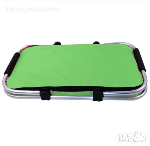 Сгъваема хладилна чанта, кошница за плаж и къмпинг с дръжки, снимка 3 - Други стоки за дома - 54552420