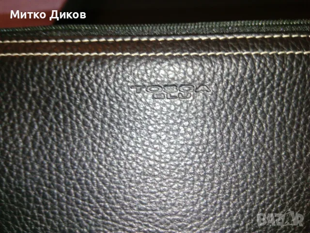 Tosca Blu марков женски клъч 193х105мм естествена кожа нов в кутия, снимка 4 - Портфейли, портмонета - 55571771