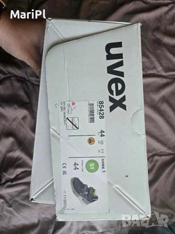 Чисто нови предпазни сандали Uvex 1 S1 SRC (модел 8542.8), размер 44 Обувките са абсолютно нови, снимка 5 - Други - 54429783