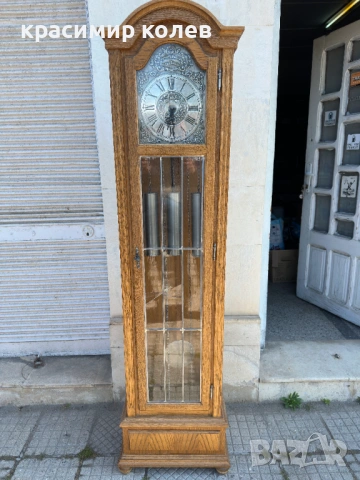 немски класически стоящ часовник "HERMLE"/W.GERMANY/