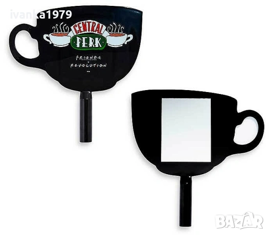 Керамична чаша и огледало Friends Central Perk, налични 2 броя., снимка 6 - Чаши - 54885521