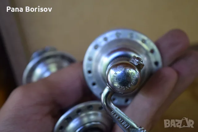 Ретро Шосейни Главини Campagnolo Record 32 дупки Комплект, снимка 8 - Части за велосипеди - 55443538