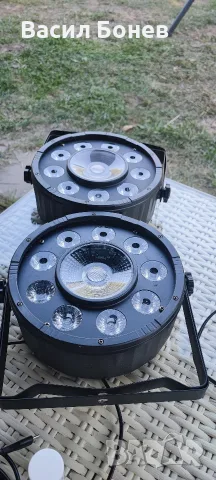 Лед пар RGB led par сценично дискотечно осветление, снимка 11 - Лед осветление - 55535924
