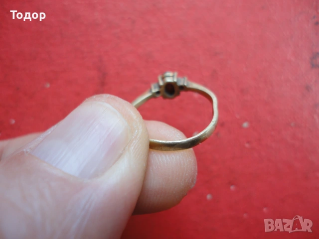 Старинен пръстен с камъни 6, снимка 3 - Пръстени - 54089303