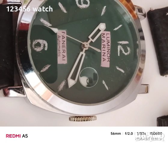 Голям мошки часовник пендари реплика, снимка 4 - Мъжки - 54710862