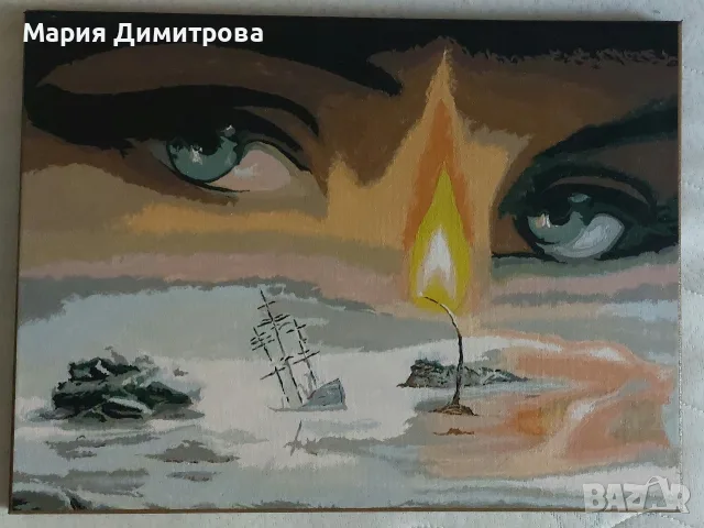 Картини рисувани с акрилни бои., снимка 8 - Картини - 55509372
