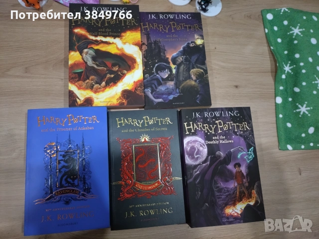 хари потър книги на английски език 5 книги нови