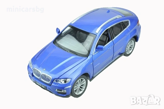 Метални колички: BMW X6 E71 1:26 метален модел със светлини и звук