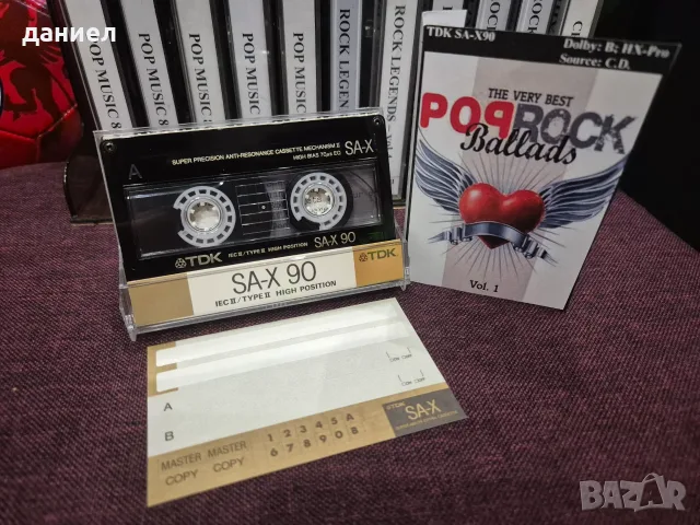 Хубави аудио касети TDK SA/SA-X90, MAXELL XLII90, BASF CR-SII90 - всичките TYPE II + подарък, снимка 3 - Аудио касети - 55604485