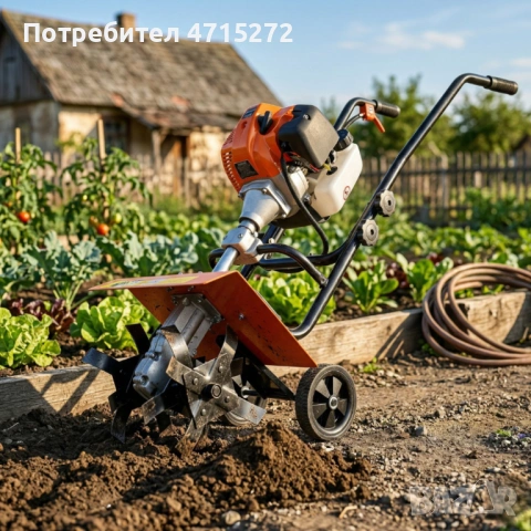 Бензинова мотофреза Boxer BX127 с двутактов двигател – Мощна и надеждна за всяка градина