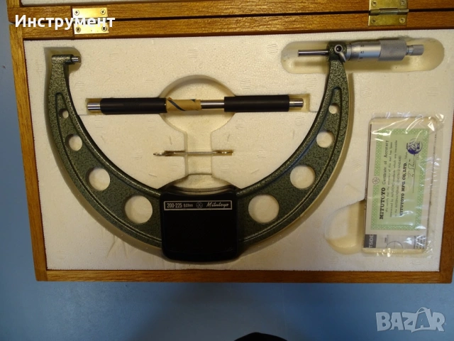 Микрометър Mitutoyo 103-145 outside micrometer 200-225mm, снимка 2 - Други инструменти - 54855451