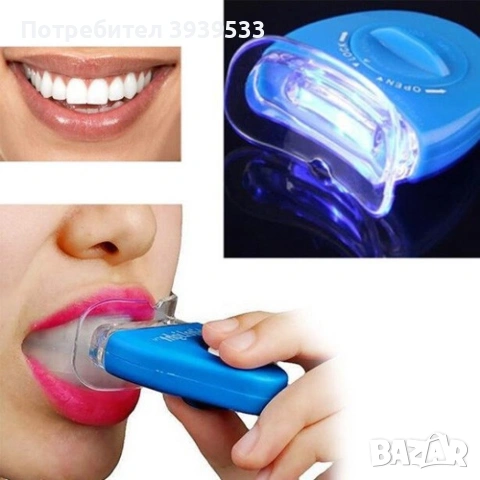Сет за избелване на зъби White Light Tooth модел S 56; В комплекта има 1 брой уред за избелване, снимка 8 - Козметика за лице - 55213685