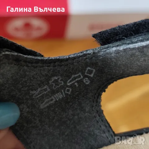 Дамски сандали Rieker от естествена кожа, размер 36, снимка 7 - Сандали - 55473396