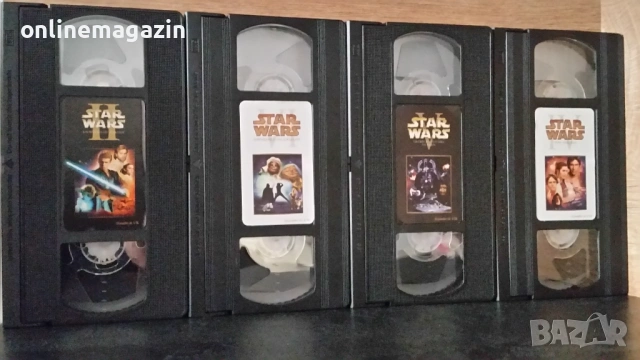 Видеокасети " ЧЕТИРИЛОГИЯ STAR WARS  " БГ субтитри  VHS, снимка 3 - Други жанрове - 54730018