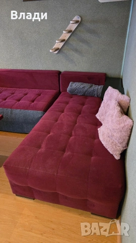 Голям ъглов диван, снимка 3 - Дивани и мека мебел - 54176080