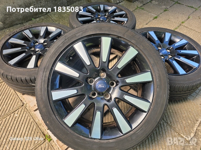 Лети джанти 17ки 5х108 Ford + летни гуми 225/45/17