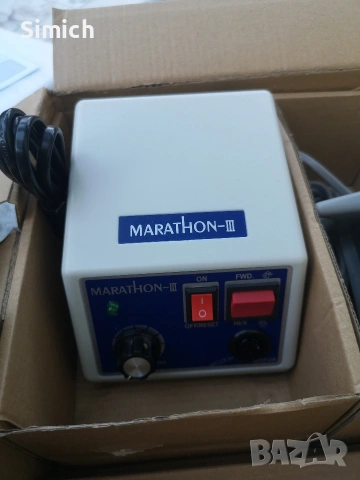 Микромоторна полираща машина за дентална лаборатория Marathon, 35000 об/мин, снимка 4 - Други инструменти - 54917490