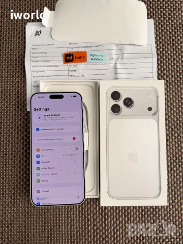 НОВ🔥 512GB❗️24М ГАР.❗️⚠️ iPhone 17 Pro Max Лизинг от 49€/мес Silver - бял сив, снимка 9 - Apple iPhone - 55544074