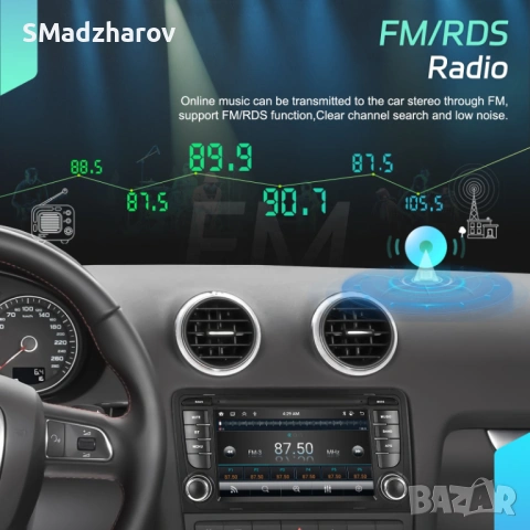 Мултимедия за Audi A3 / S3 / RS3 – 7” IPS, 4GB RAM, 64GB, Wireless CarPlay/Android Auto, снимка 4 - Аксесоари и консумативи - 54072775