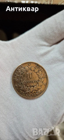 10 сантима Франция 1896 