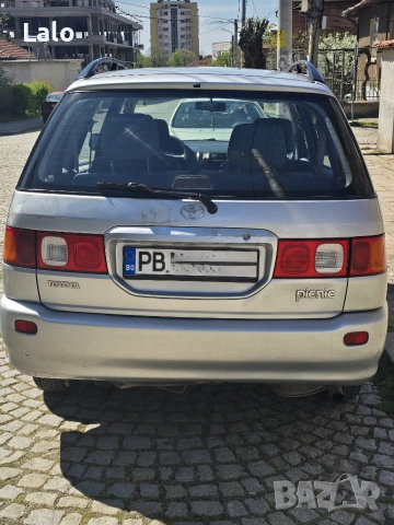 Продавам Toyota Picnic ТОЙОТА ПИКНИК, дизел, 1998 г., сив, евро 2, снимка 3 - Автомобили и джипове - 55089556