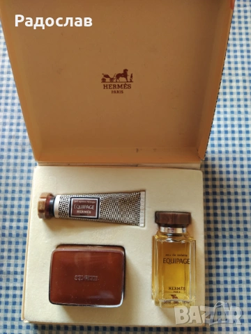 стар комплект парфюм Hermes Equipage Paris 