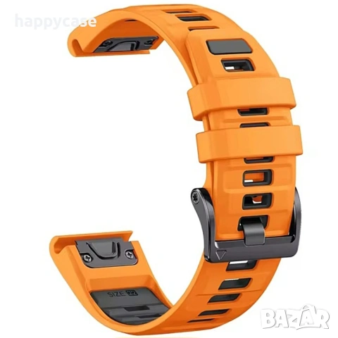 EASY QUICKFIT Силиконова каишка за Garmin Fenix/Instinct/Epix/Quatix/Marq, снимка 7 - Каишки за часовници - 50181736