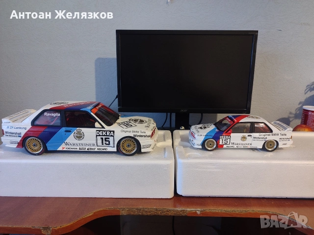 BMW e30 DTM 1:12, снимка 7 - Други - 54629825