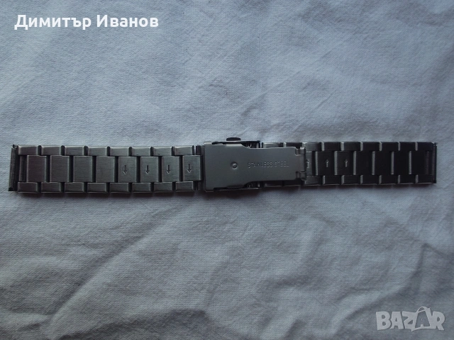 Чисто нова стоманена верижка 18мм. , снимка 2 - Каишки за часовници - 54335572