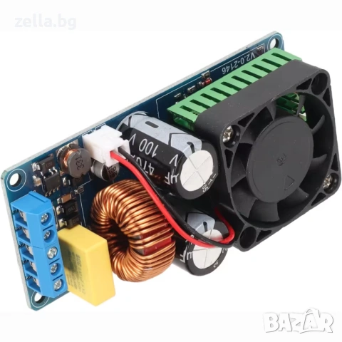 Моно усилвателен модул Клас D 500W IRS2092 – SNR 90dB, THD <0.1% | За субуфер 4-8 Ohm 10438, снимка 4 - Друга електроника - 54694730