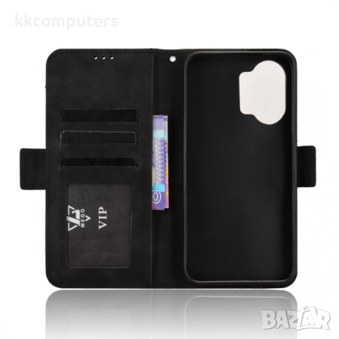 Кожен Калъф Портфейл за Xiaomi Redmi Turbo 5 Max 5G / Poco X8 Pro Max 5G - Свалящ се държач, Двоен м, снимка 7 - Калъфи, кейсове - 54344521