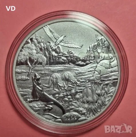 инвестиционна сребърна монета чудесата на австралия 1 унция 1 oz 