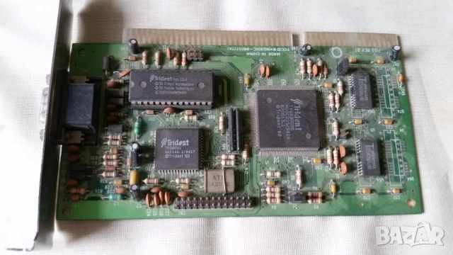 Trident TVGA9000C ретро видеокарта