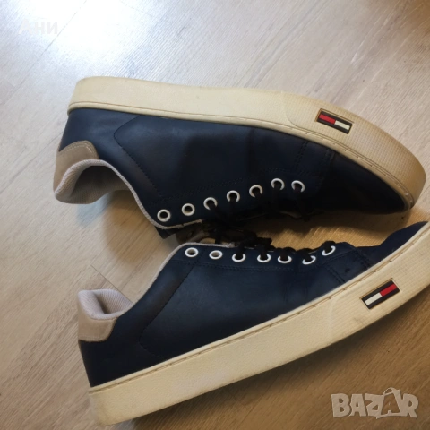 Мъжки спортни обувки TOMMY HILFIGER,естественна кожа., снимка 4 - Ежедневни обувки - 54654128
