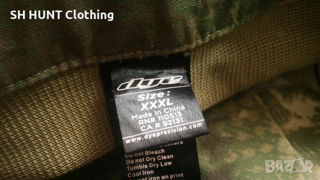 DYE TACTICAL CAMO Trouser размер XXXXL за лов панталон със много здрава брезентова материя - 2752, снимка 15 - Екипировка - 55123047