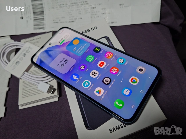 Samsung A55 5G ГАРАНЦИЯ+ Пълен комплект , снимка 12 - Samsung - 54706297