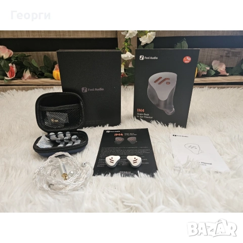 Fosi Audio IM4 Open-Back IEM слушалки – чисто нови, пълен комплект