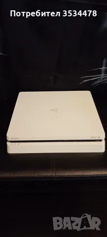 ps4 бял цвят Пълен комплект, снимка 4 - PlayStation конзоли - 55697589