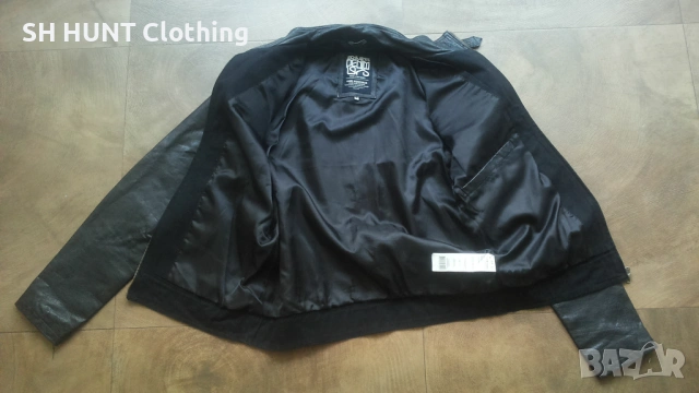 Jack & Jones OSONIC LEATHER Jacket Размер M мъжко яке естествена кожа 12-27, снимка 10 - Якета - 54803497