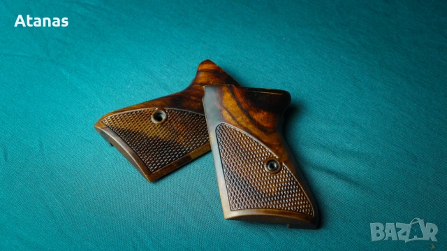 Чирени за Валтер/Walther PPK - орехови - ръчноизработени, снимка 3 - Оборудване и аксесоари за оръжия - 54100701