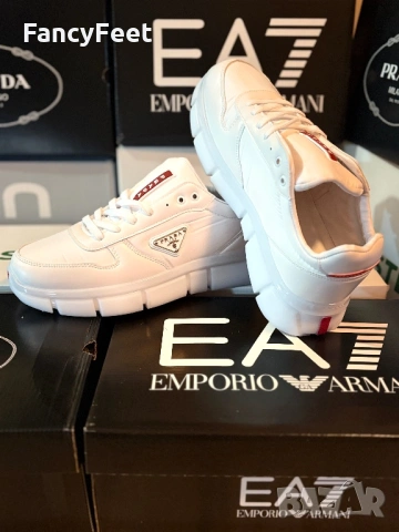 Prada мъжки спортни обувки, снимка 2 - Маратонки - 54445427