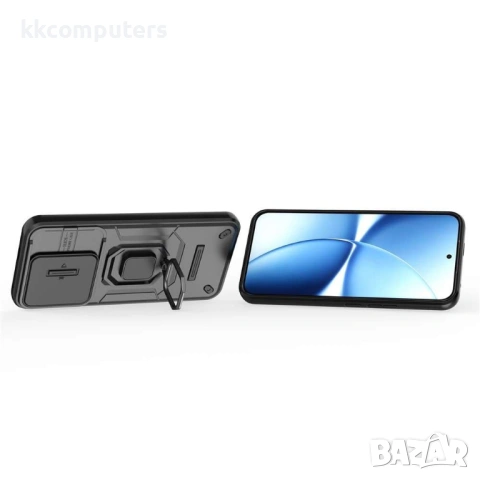 Калъф за Xiaomi Poco X8 Pro Max 5G с Капаче за Камера и Стойка - PC+TPU, 5 цвята, снимка 7 - Калъфи, кейсове - 54353423