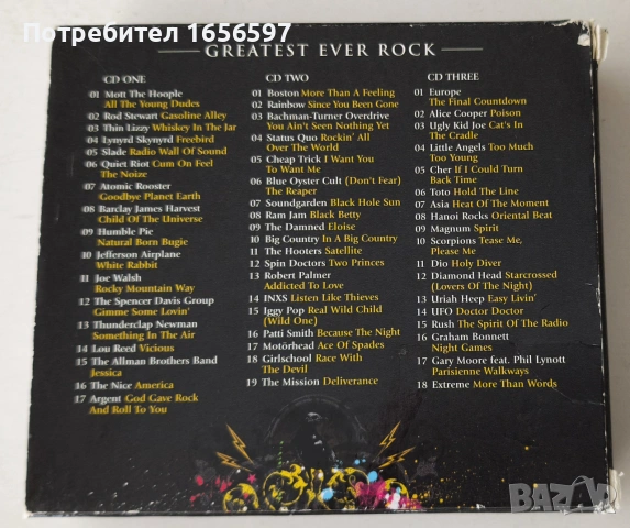 Greatest Ever! Rock (The Definitive Collection) 3 CD, снимка 2 - CD дискове - 55250339