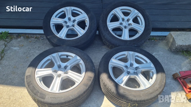 Джанти с гуми Toyota Avensis II,Prius II 5X100 16 цола, снимка 4 - Гуми и джанти - 54627694