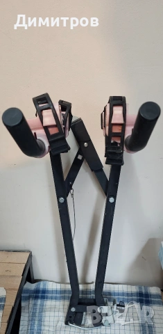 Вело стойка за багажник на автомобил с теглич, за две колела