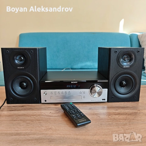 Sony CMT-SBT100B - Bluetooth/NFC/DAB+/USB/AUX, снимка 2 - Аудиосистеми - 54976956