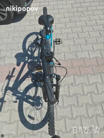 BG Алуминиев велосипед 24" NINJA син нов, снимка 6 - Велосипеди - 55439808