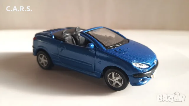Peugeot 206 CC Cabrio Maisto - Мащаб 1:38, снимка 6 - Колекции - 55595968